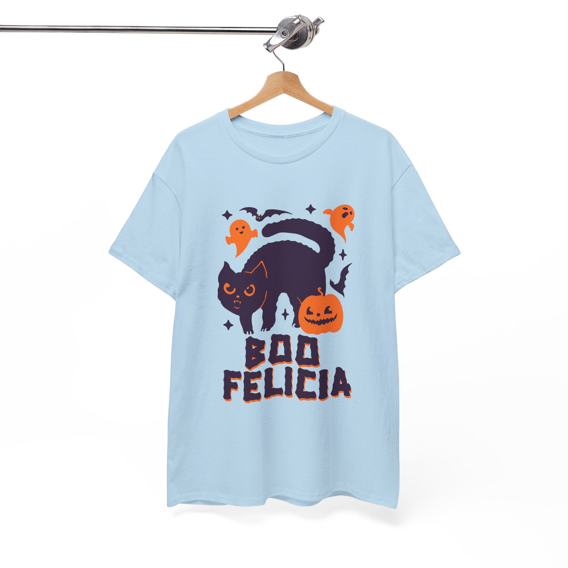 Boo Felicia Design Halloween Cat Tee
