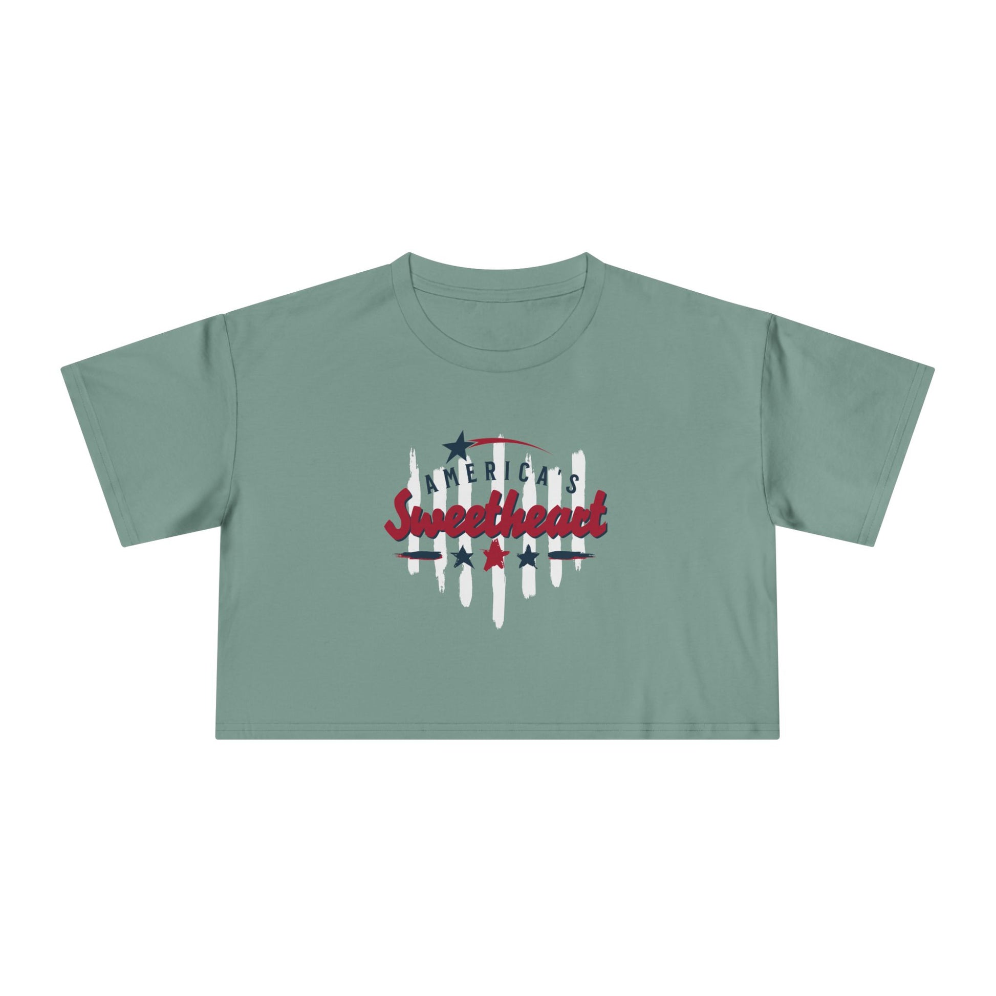 America’s Sweetheart Crop Tee – 4th of July Edition