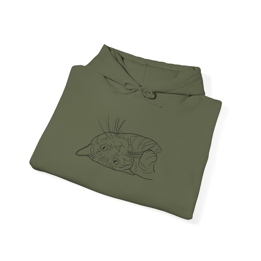Cuddle Crew Cat Hoodie – Custom Embroidered Comfort for Cat Lovers