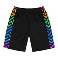 Men's Chevron Board Shorts — Black Beach Swim Trunks