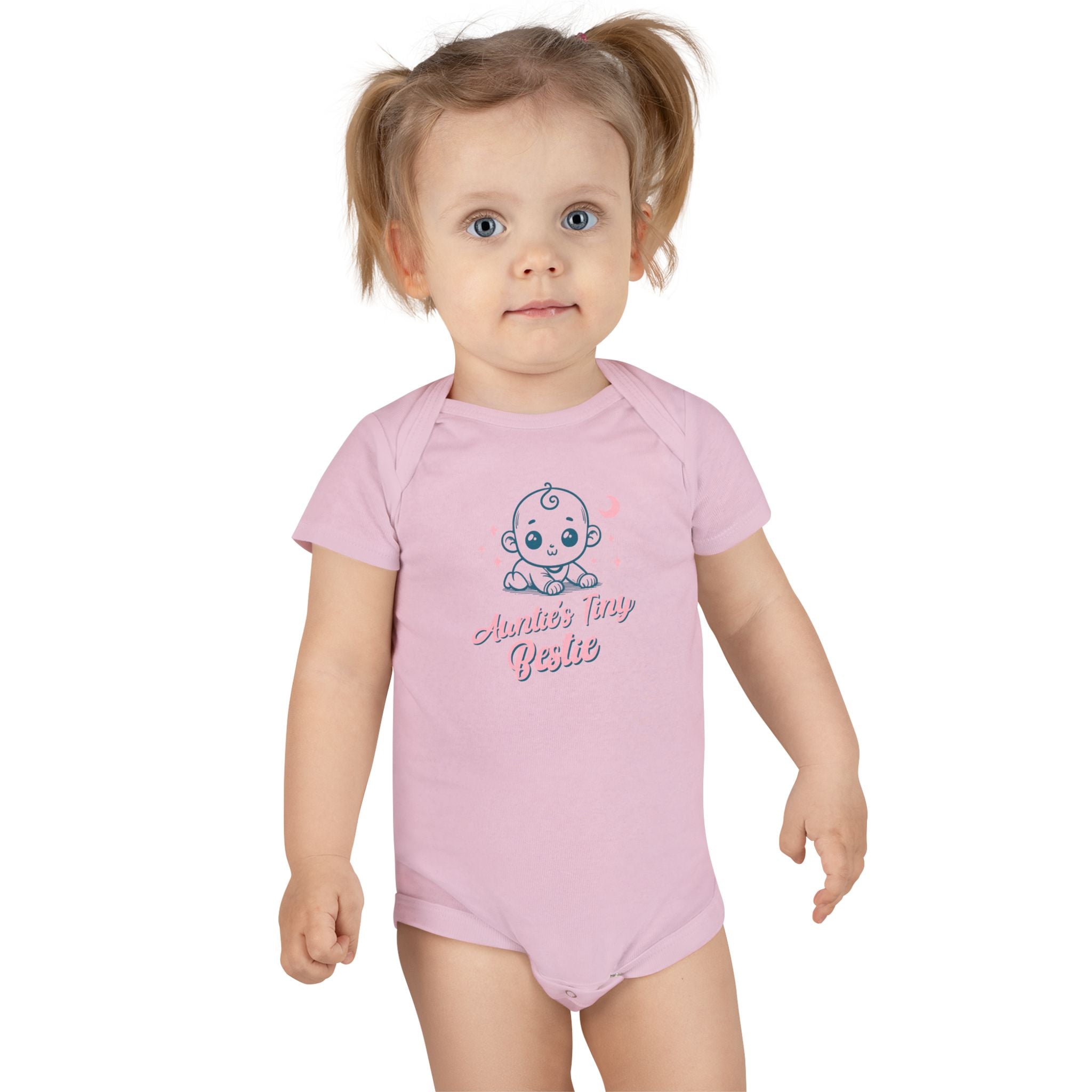 Auntie's Tiny Bestie (Baby Short Sleeve Onesie®)