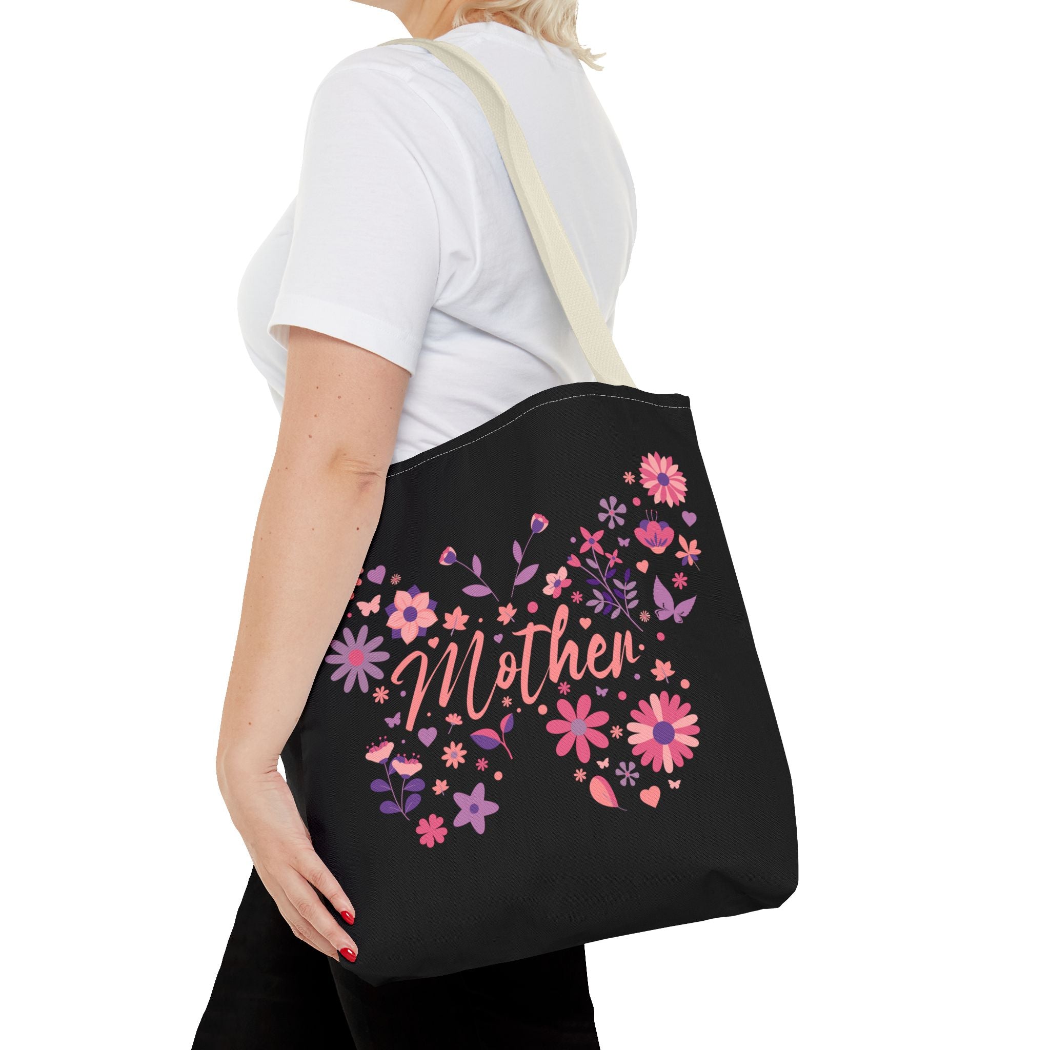 Floral Butterfly Tote Bag for Mothers - Perfect Gift for Mother's Day