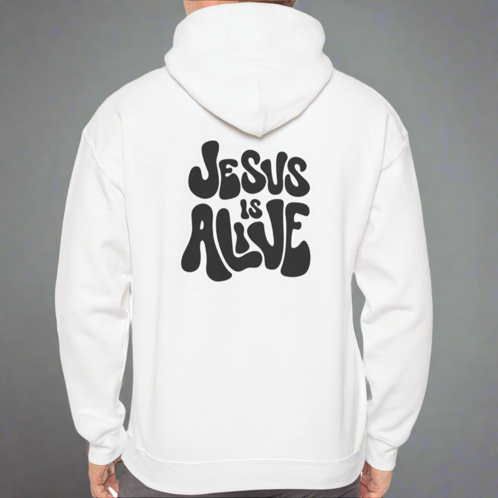 "Jesus is Alive" Unisex Heavy Blend Hoodie - Faith Inspired Apparel
