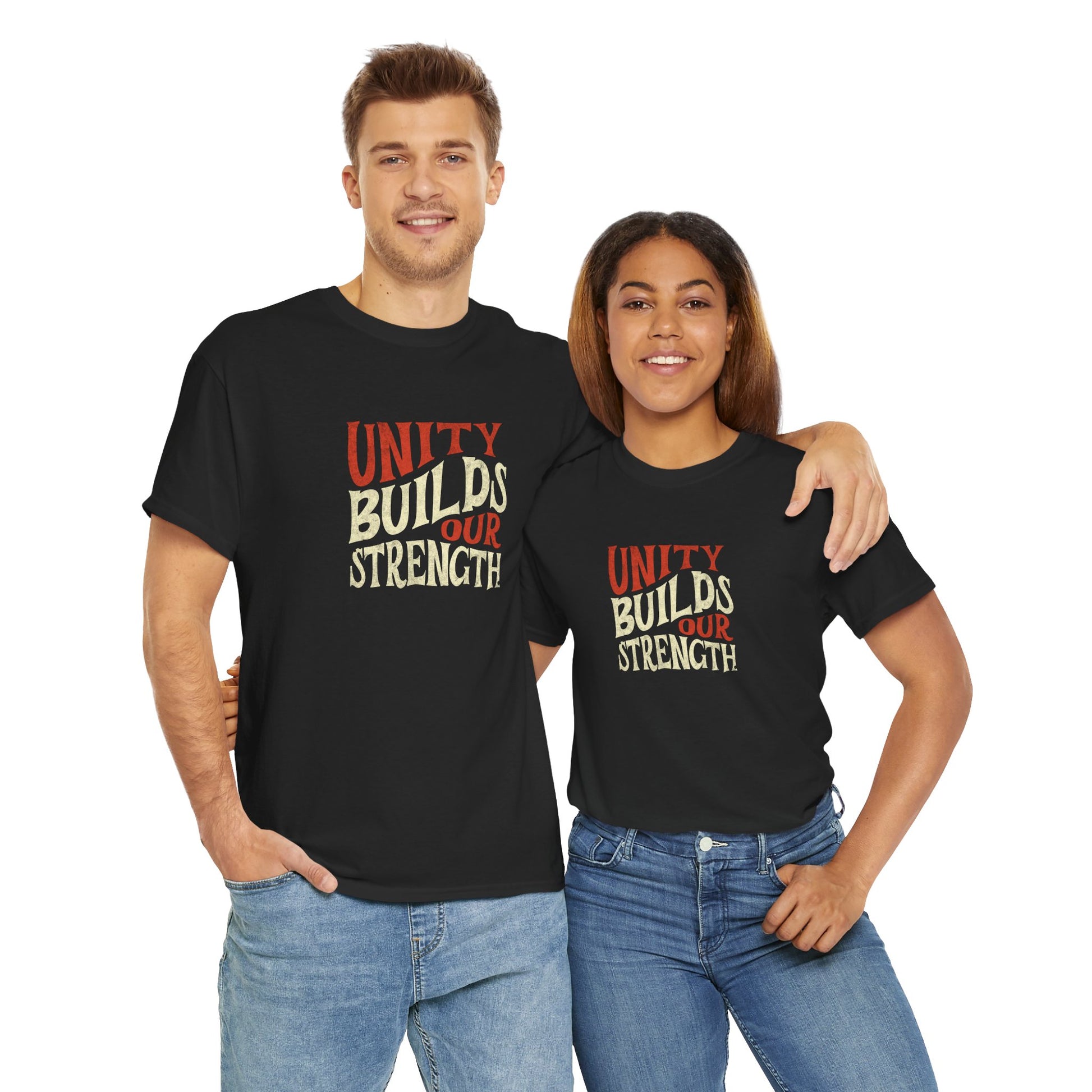 Unity Builds Our Strength Unisex Heavy Cotton Tee