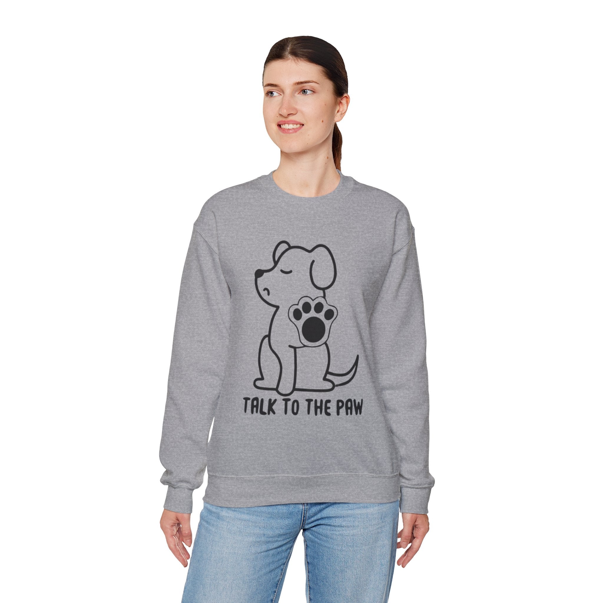Talk to the Paw™ Graphic Sweatshirt – Attitude Meets Adorable!