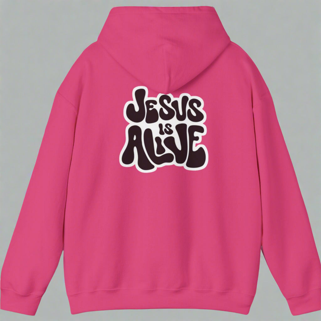 "Jesus is Alive" Unisex Heavy Blend Hoodie - Faith Inspired Apparel