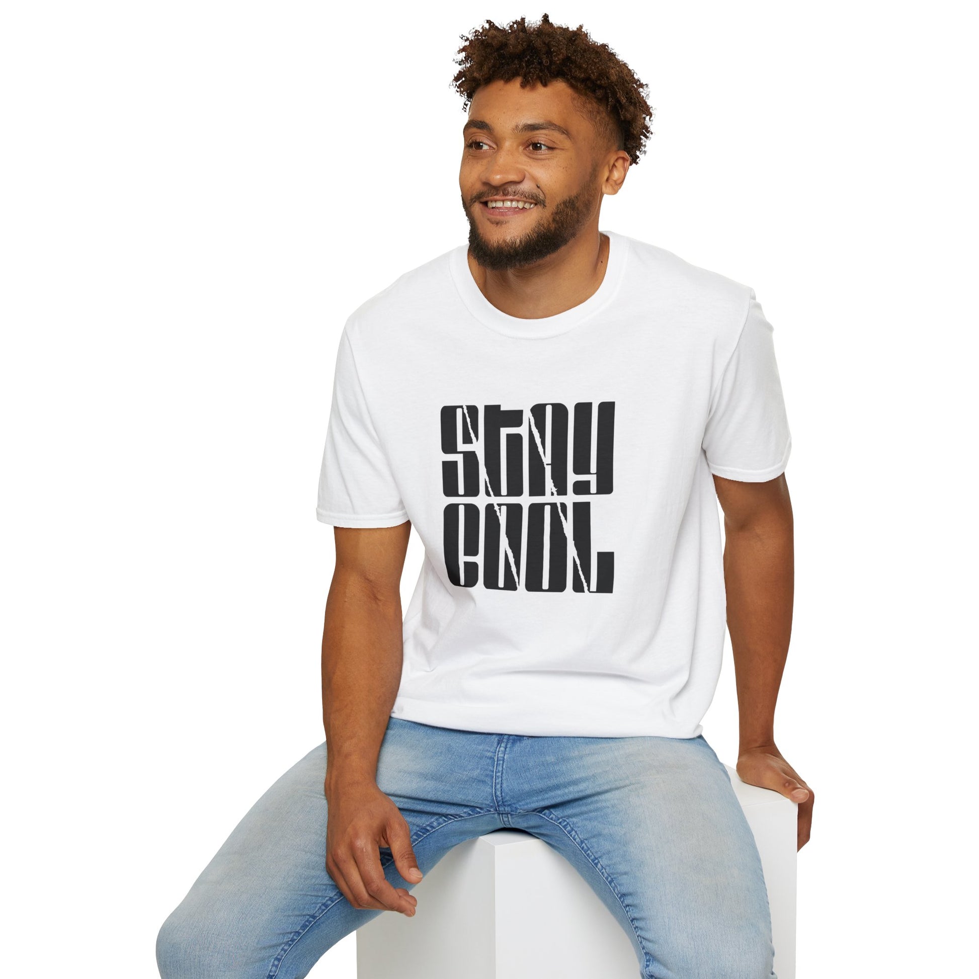 Stay Cool Graphic Unisex Softstyle T-Shirt - Chill Vibes, Hot Look