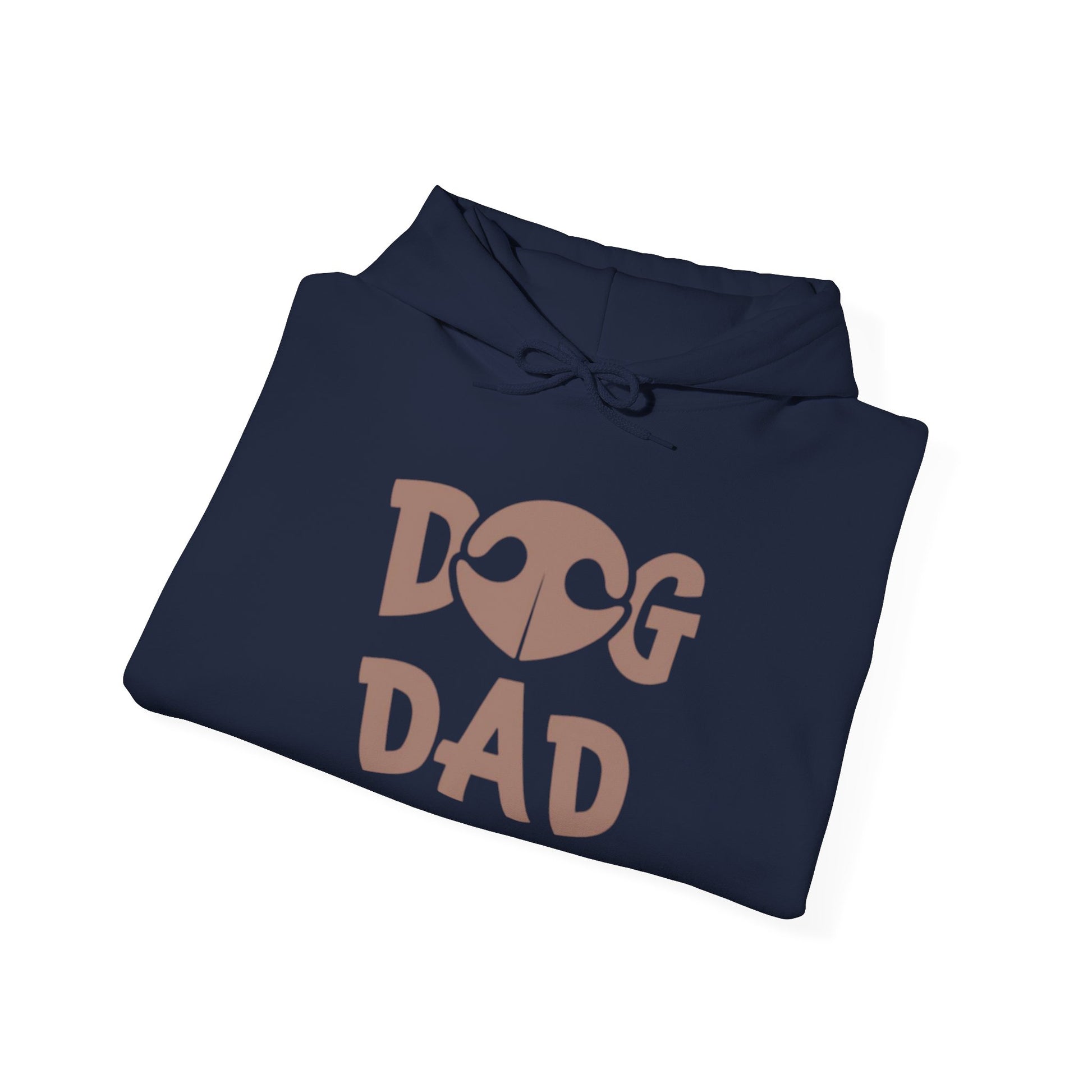 Dog Dad Hoodie — Cute Retro Paw Print Sweatshirt for Dog Lovers