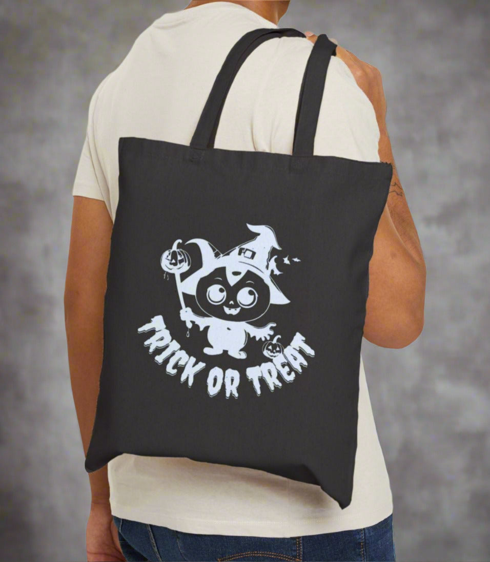 Trick-or-Treat Kitty Tote – Spooky Cuteness in Every Bag