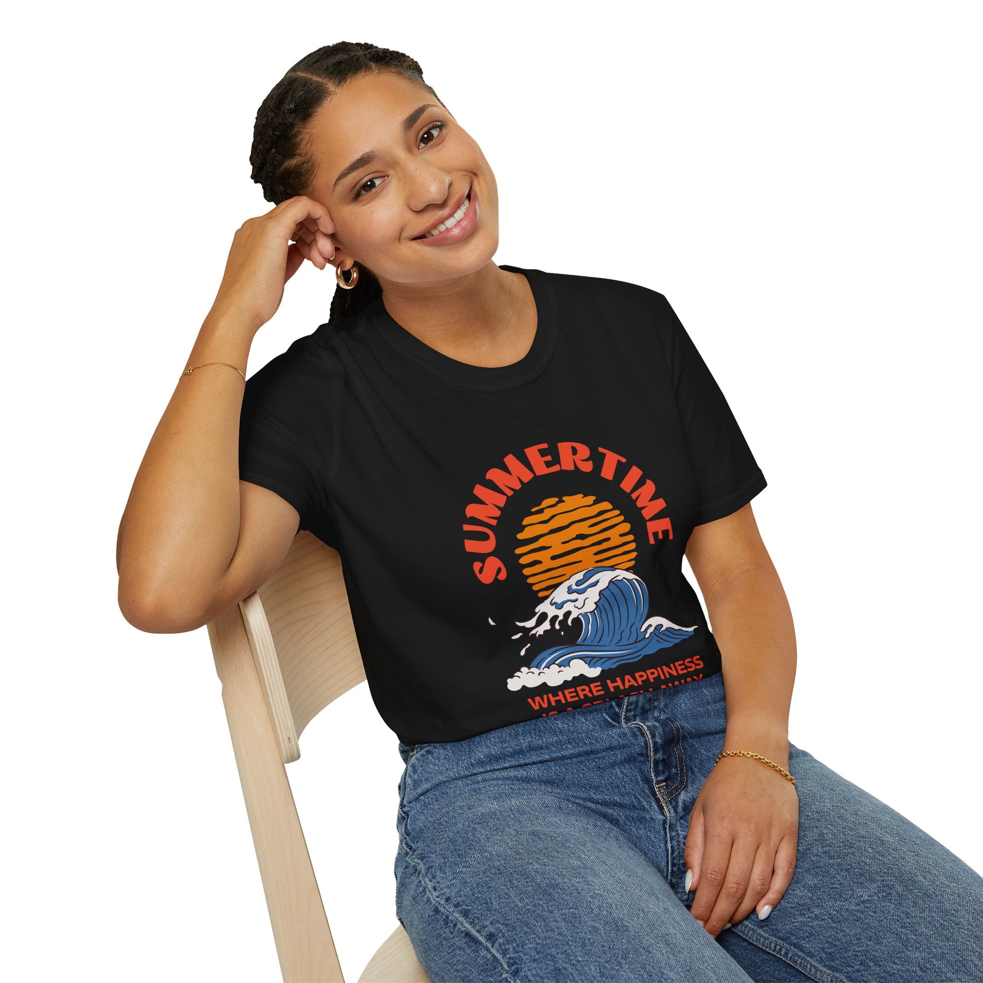 Summertime Splash Unisex Softstyle Tee