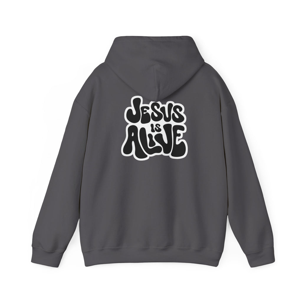 "Jesus is Alive" Unisex Heavy Blend Hoodie - Faith Inspired Apparel