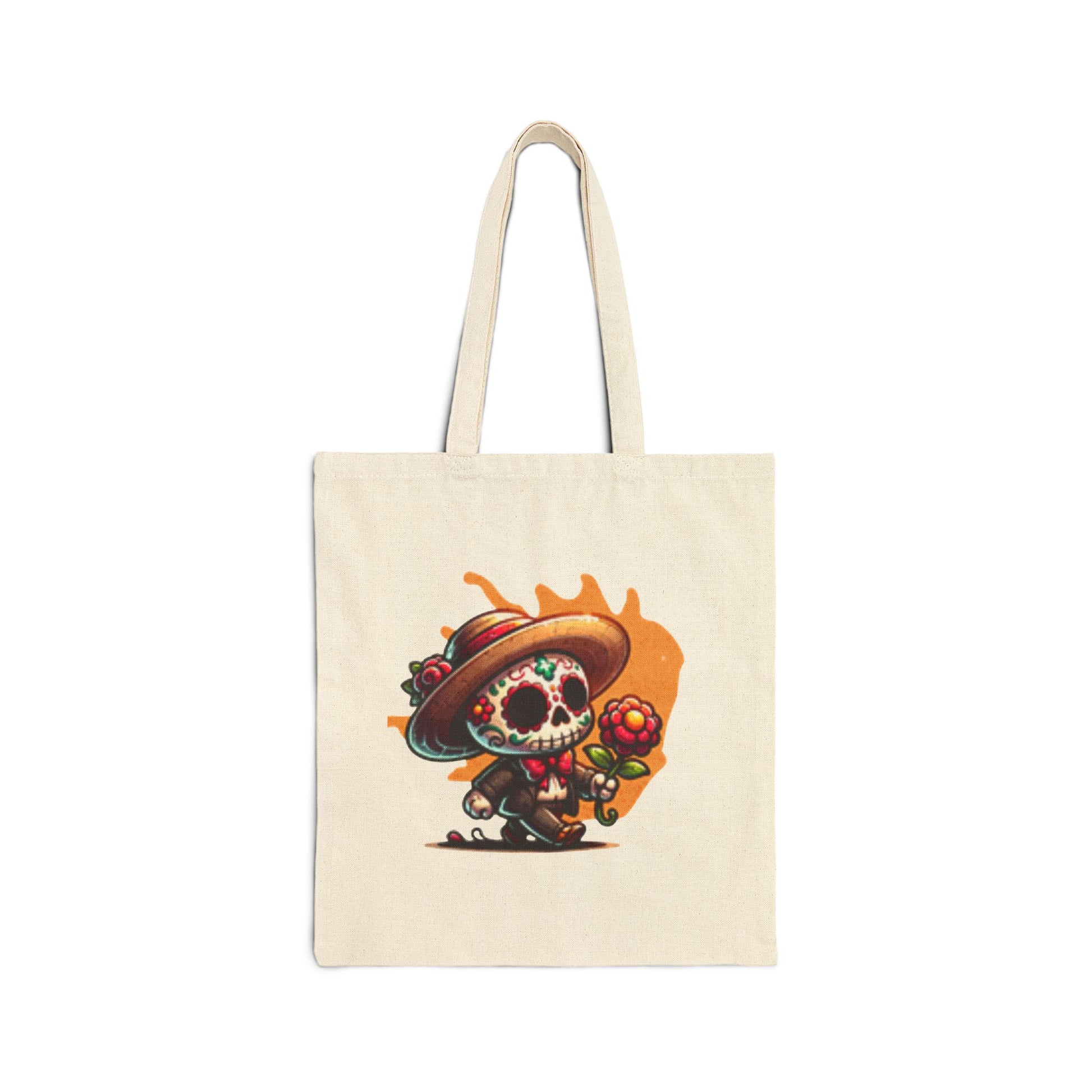 Bone Voyage: Tote-ally Spooktacular Cotton Canvas Bag