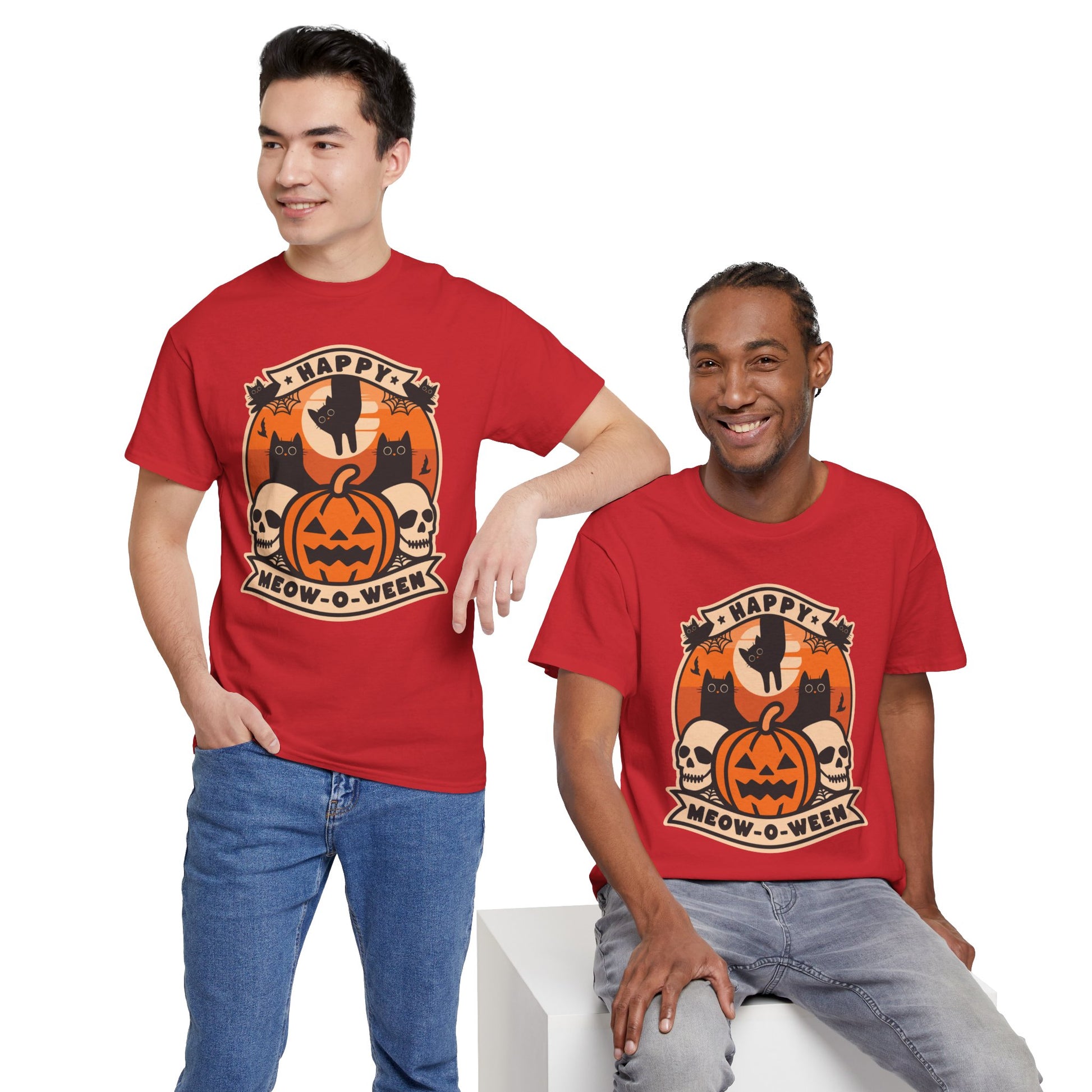 Happy Meow-O-Week Unisex Cotton Cat Tee