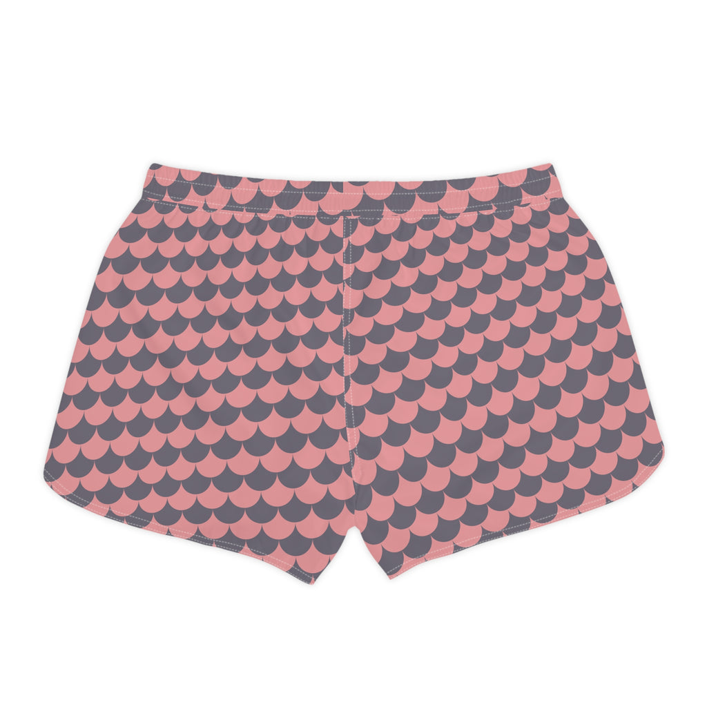 Blush Scale Women’s Beach Shorts-Chic Swim & Surf Shorts