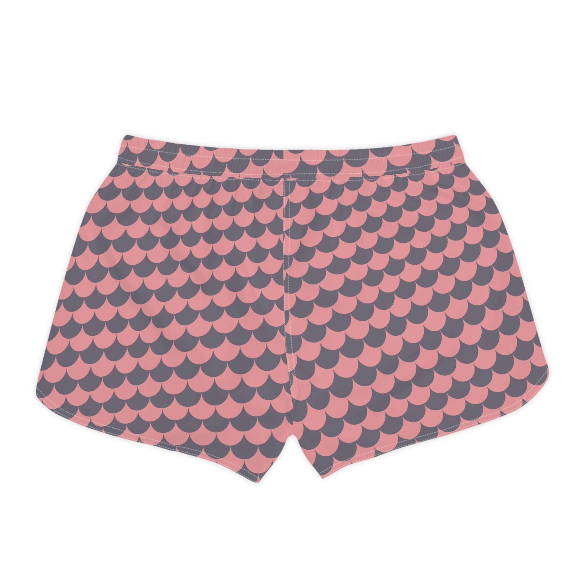 Blush Scale Women’s Beach Shorts-Chic Swim & Surf Shorts