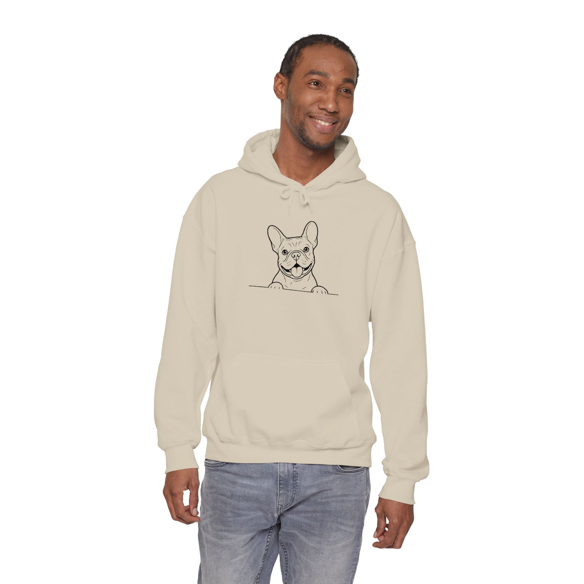 Frenchie Forever Comfort Hoodie – Unisex Graphic Hoodie for Dog Lovers