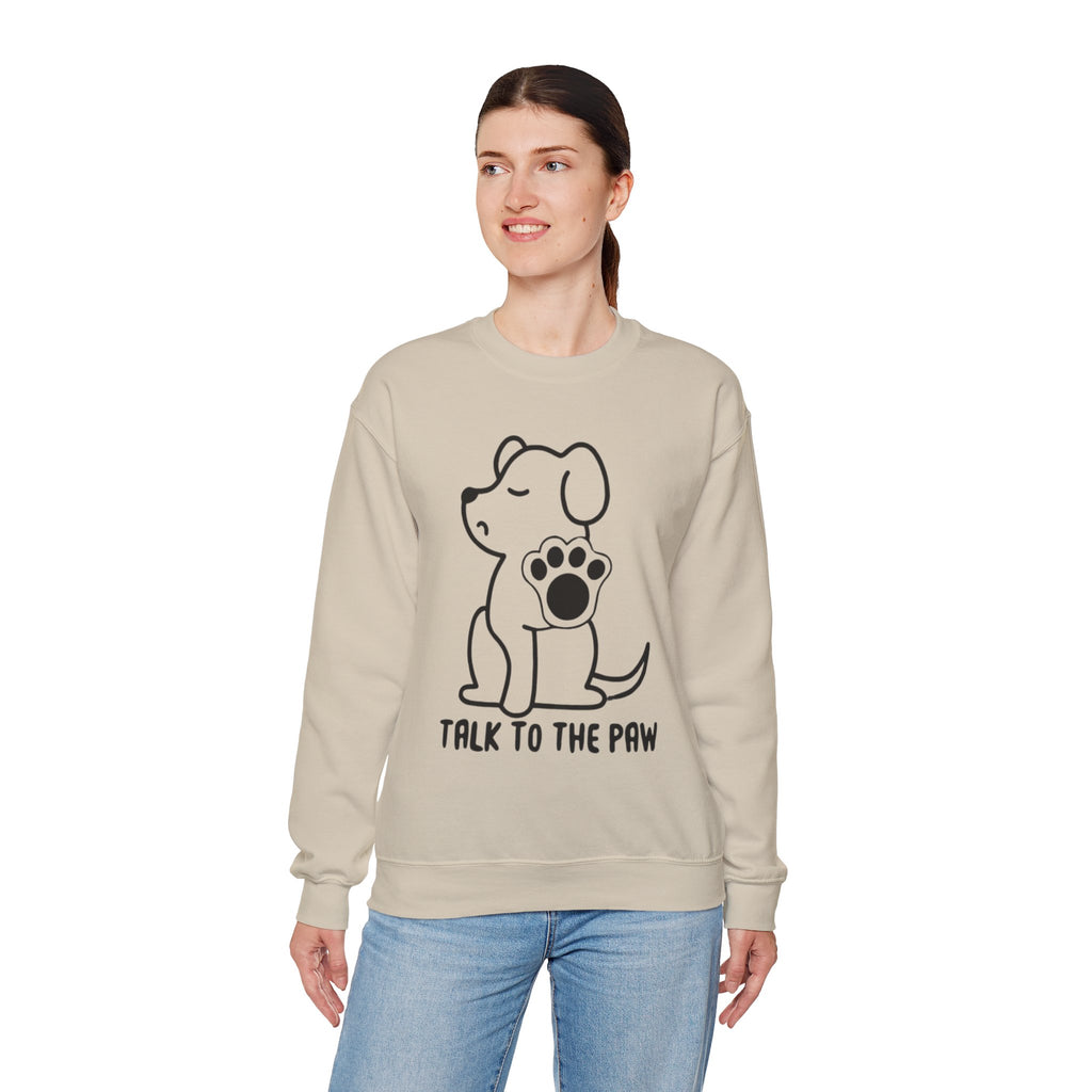 Talk to the Paw™ Graphic Sweatshirt – Attitude Meets Adorable!