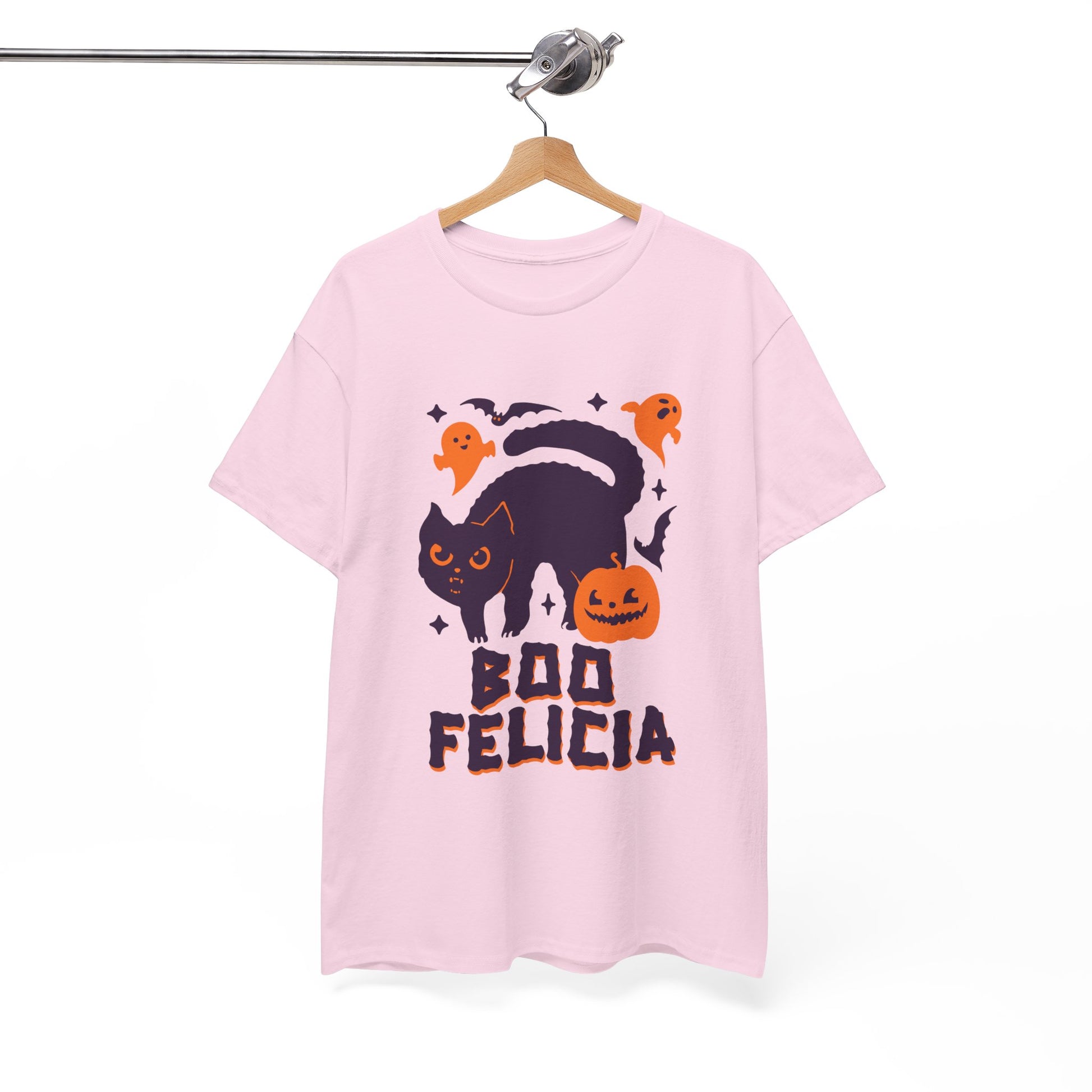 Boo Felicia Design Halloween Cat Tee