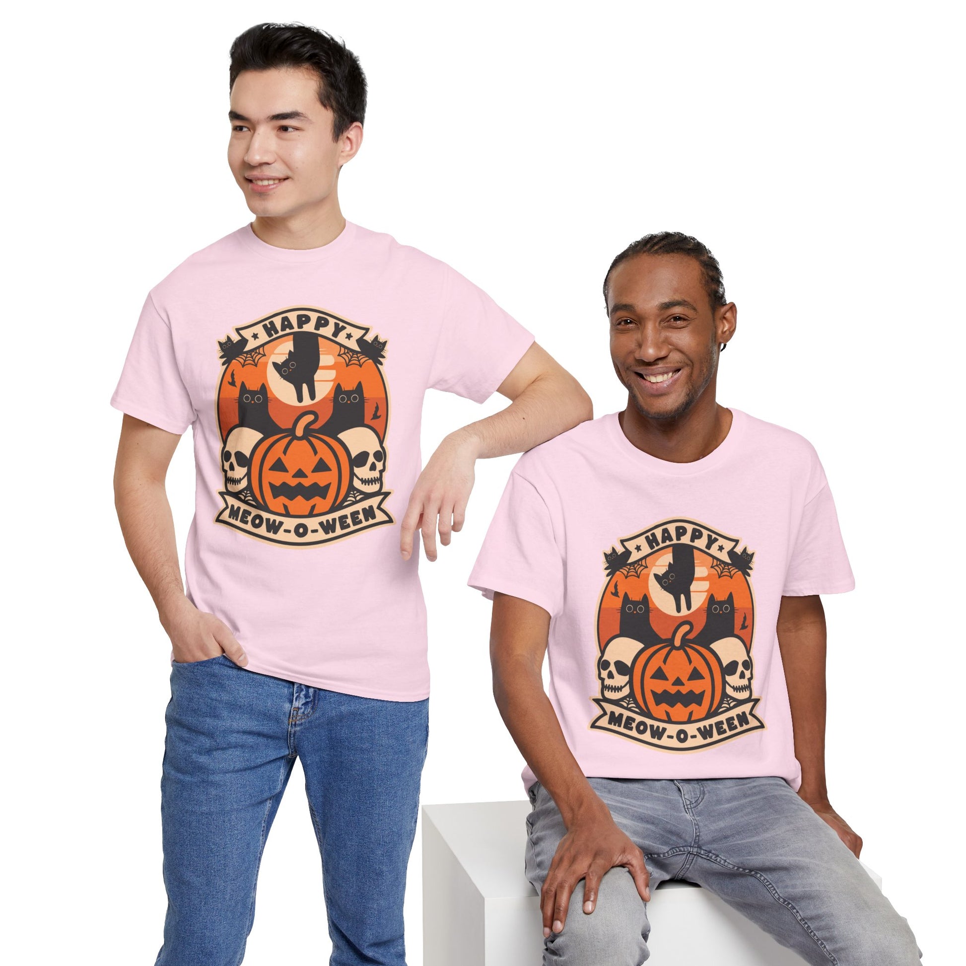 Happy Meow-O-Week Unisex Cotton Cat Tee