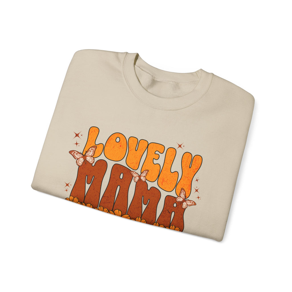 Lovely Mama Floral Crewneck Sweatshirt - Unisex Heavy Blend