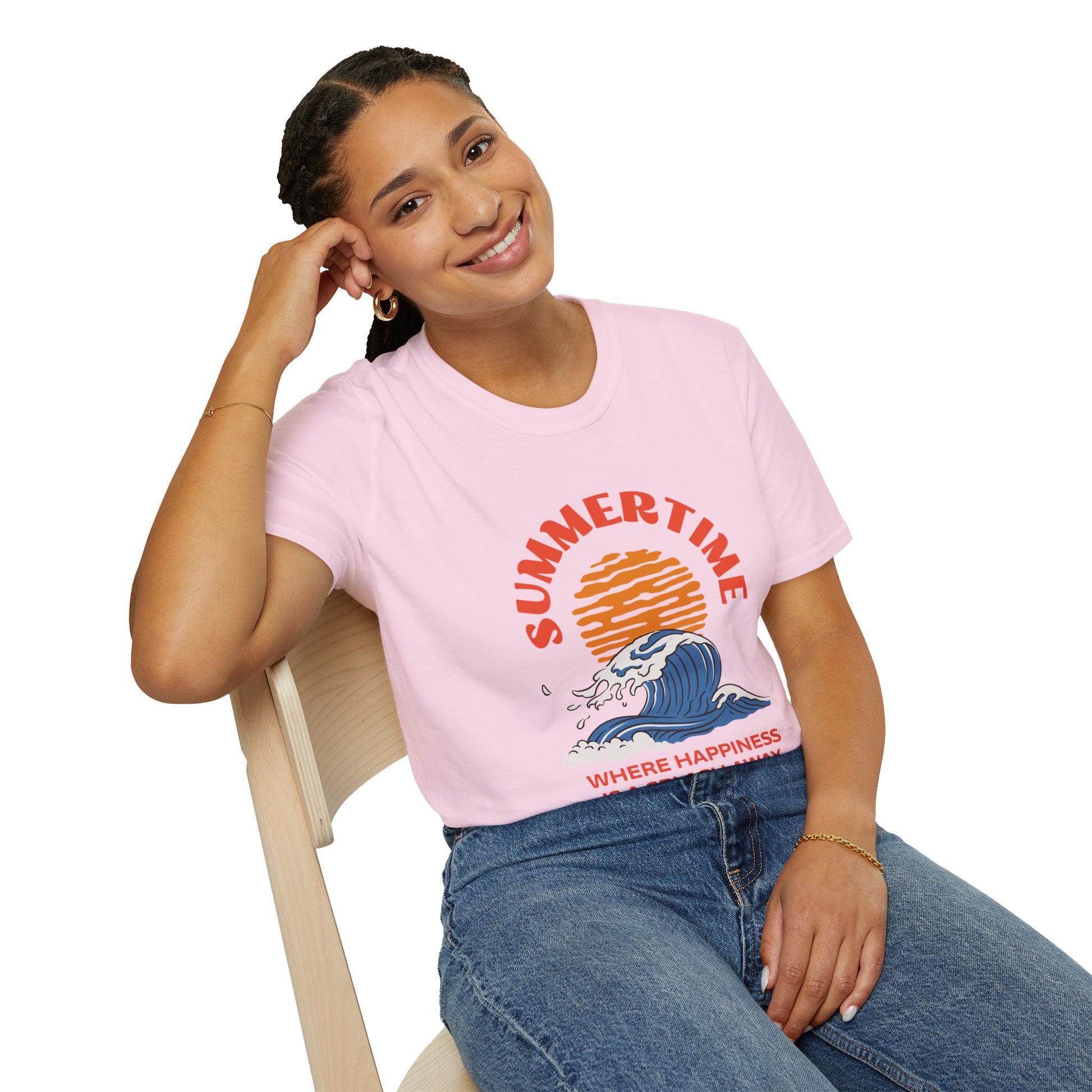 Summertime Splash Unisex Softstyle Tee