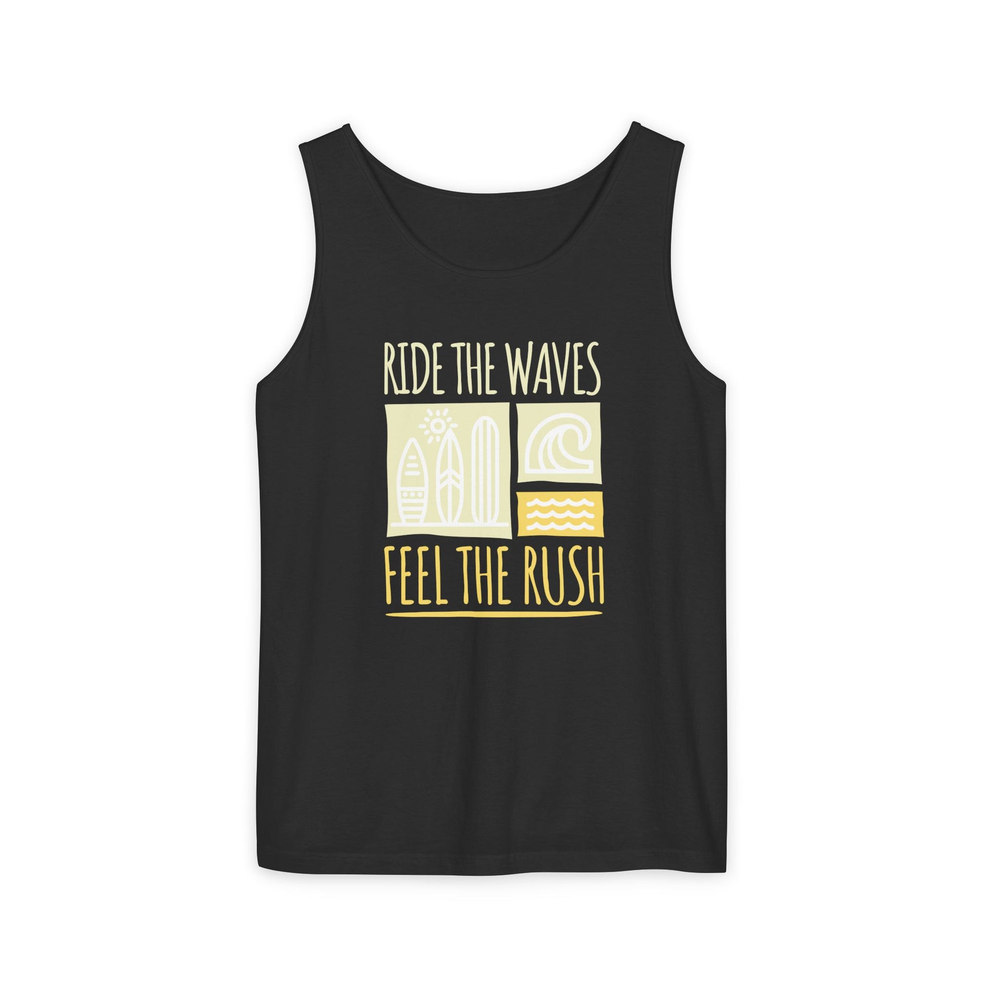 Ride the Waves Unisex Garment-Dyed Tank