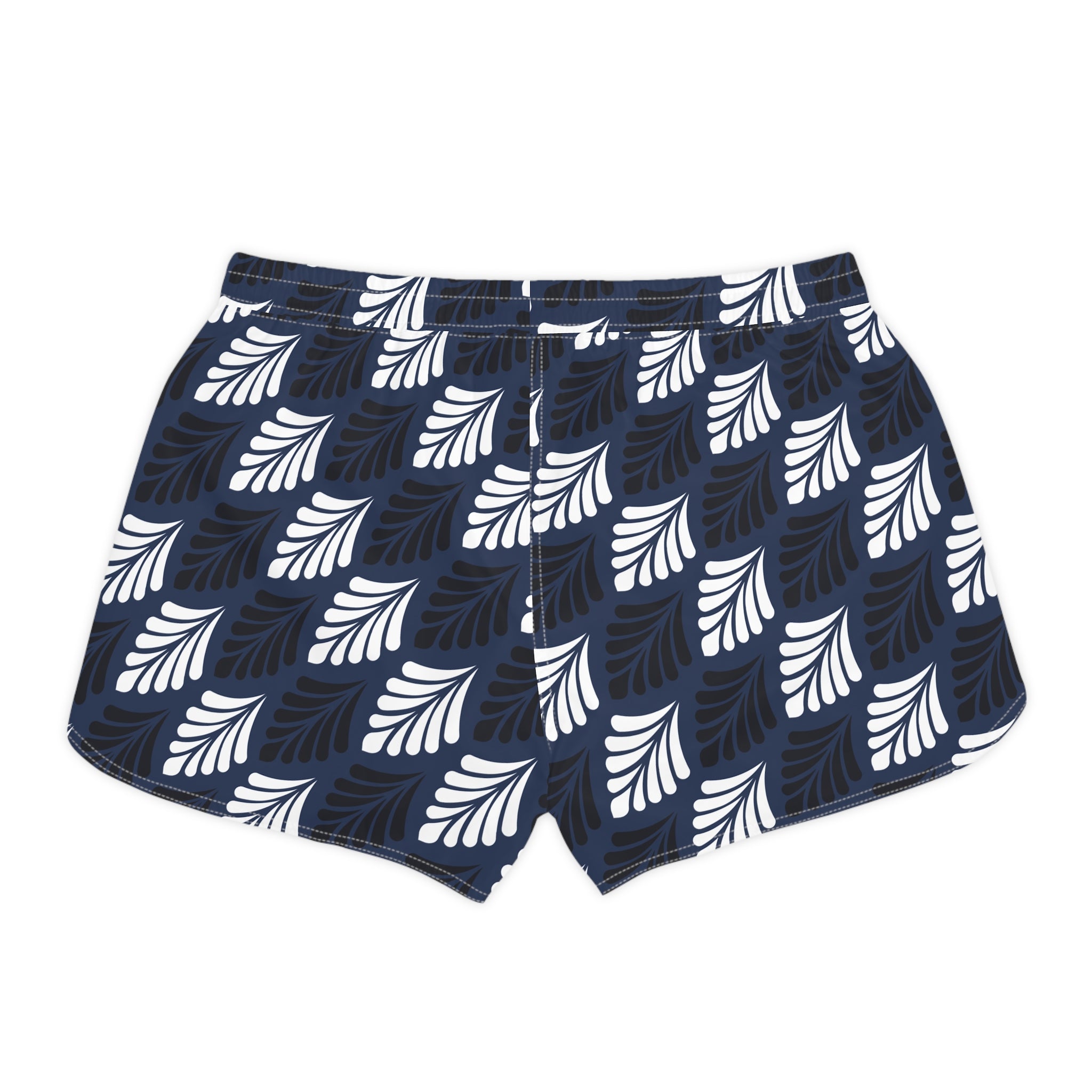 Midnight Palm Women’s Lounge Shorts-Chic Swim & Surf Shorts