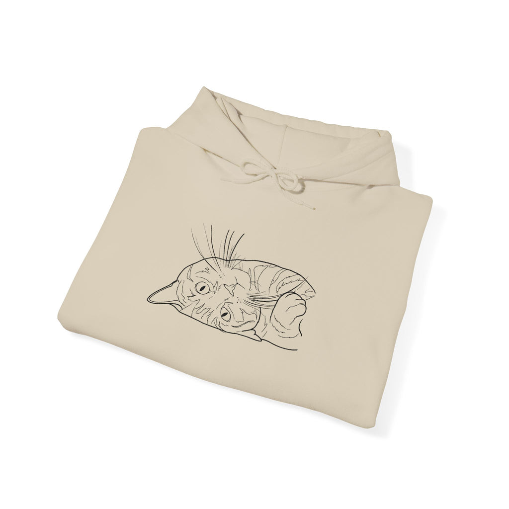 Cuddle Crew Cat Hoodie – Custom Embroidered Comfort for Cat Lovers