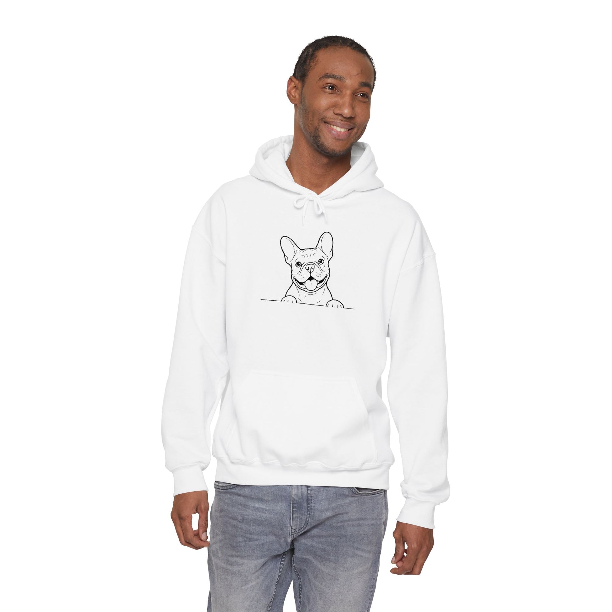 Frenchie Forever Comfort Hoodie – Unisex Graphic Hoodie for Dog Lovers