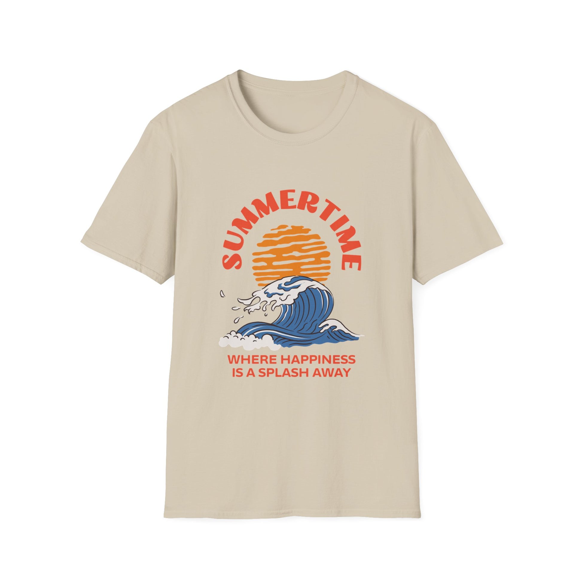 Summertime Splash Unisex Softstyle Tee