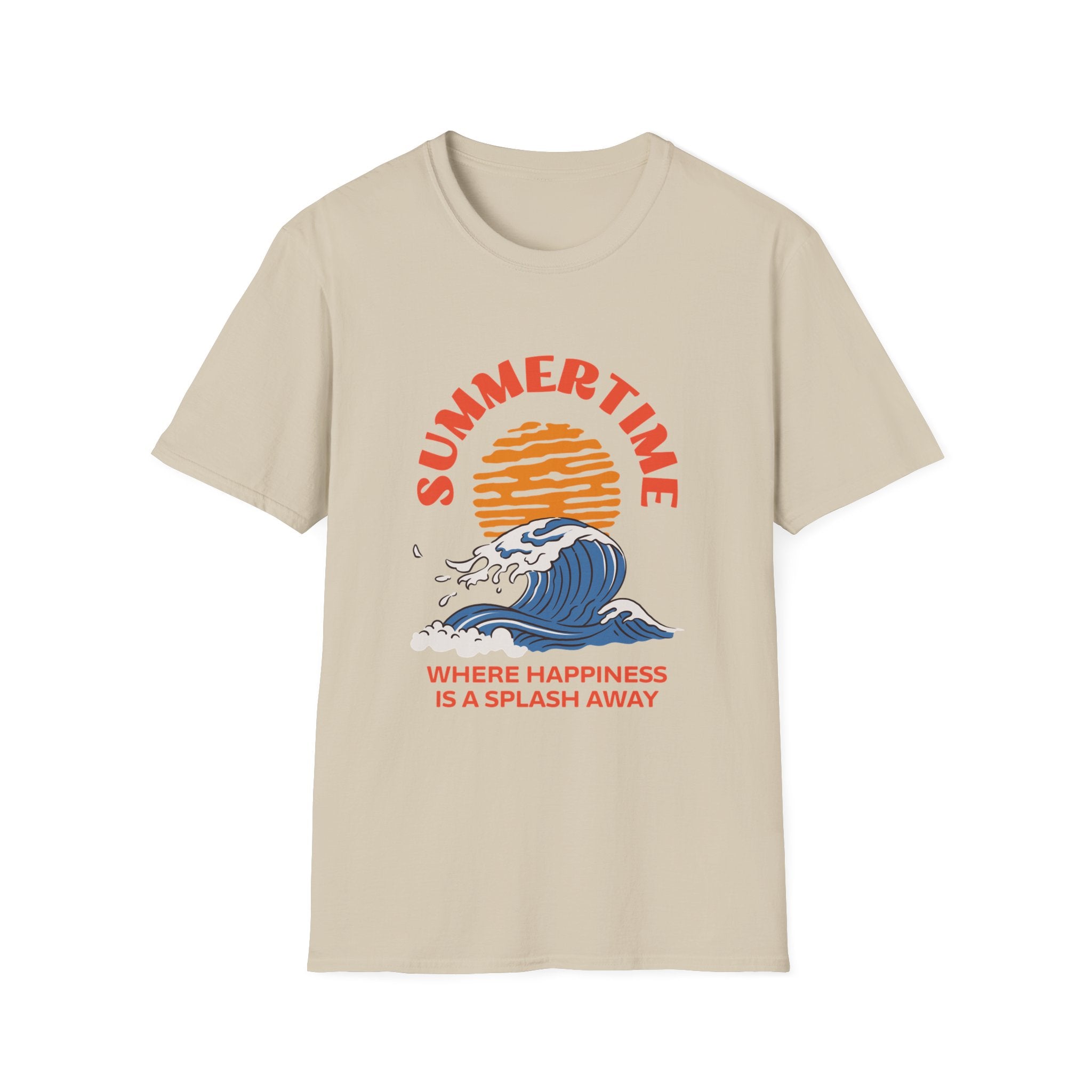 Summertime Splash Unisex Softstyle Tee