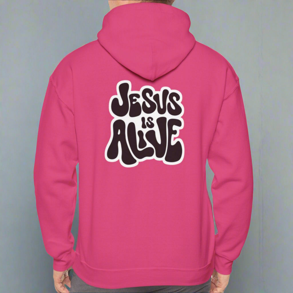 "Jesus is Alive" Unisex Heavy Blend Hoodie - Faith Inspired Apparel