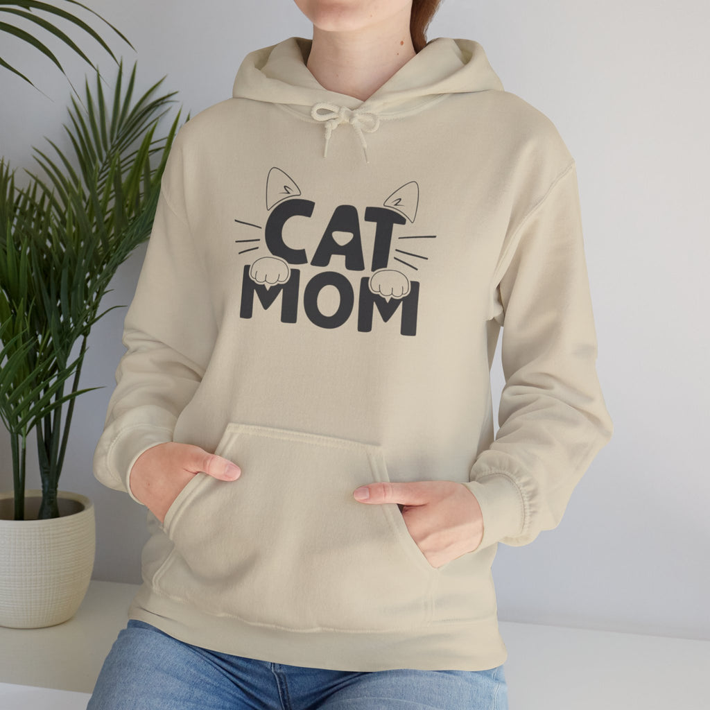 🐾 CAT MOM Comfort Hoodie – For Fierce Feline Fans!