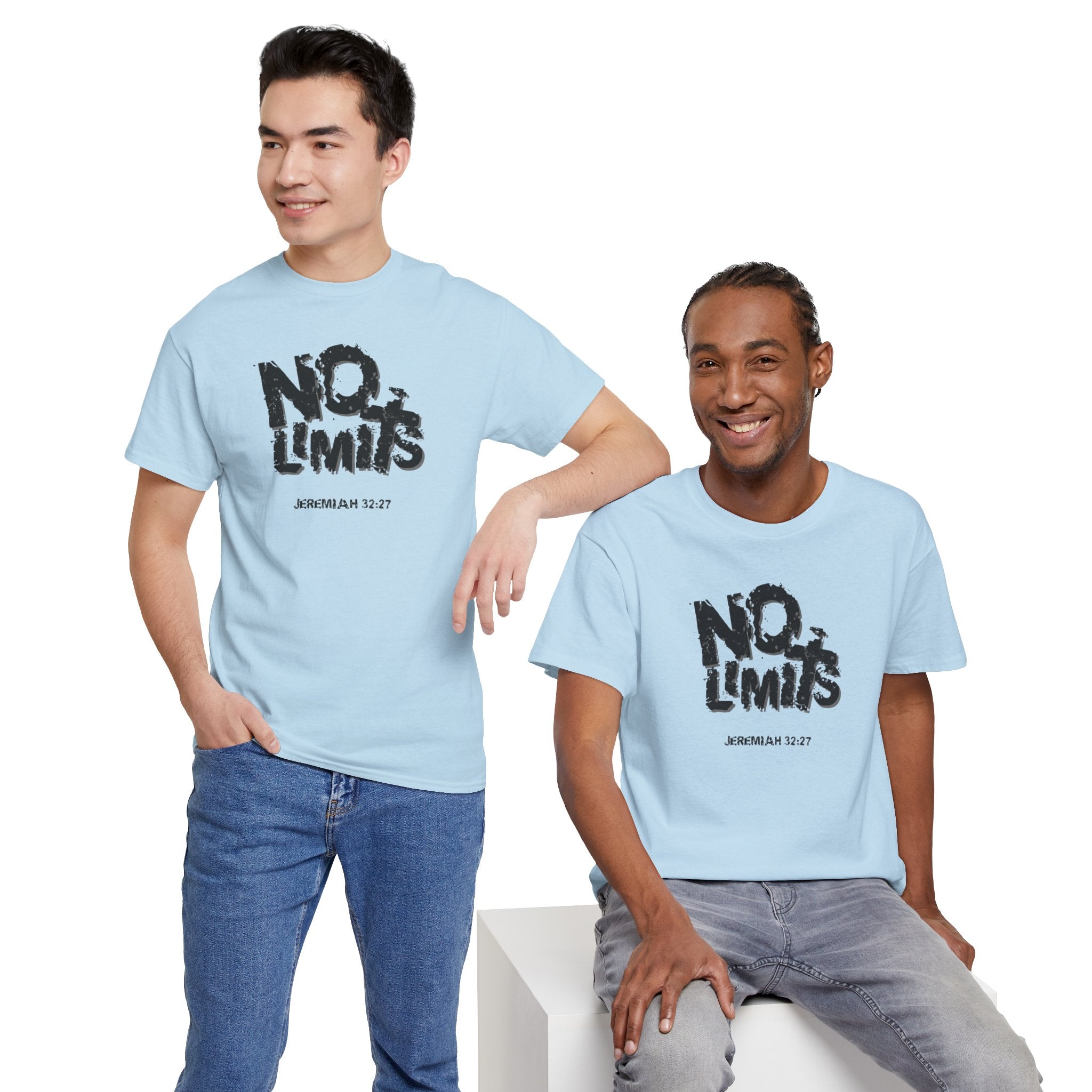 "No Limits" – The Bold Faith Retro Tee
