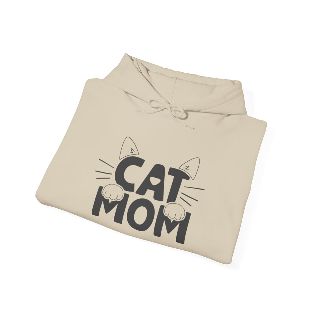 🐾 CAT MOM Comfort Hoodie – For Fierce Feline Fans!