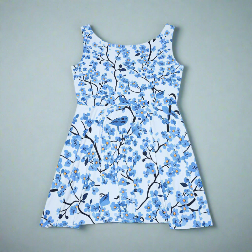 Blossom Breeze Sleeveless Skater Dress – The Perfect Summer Must-Have!