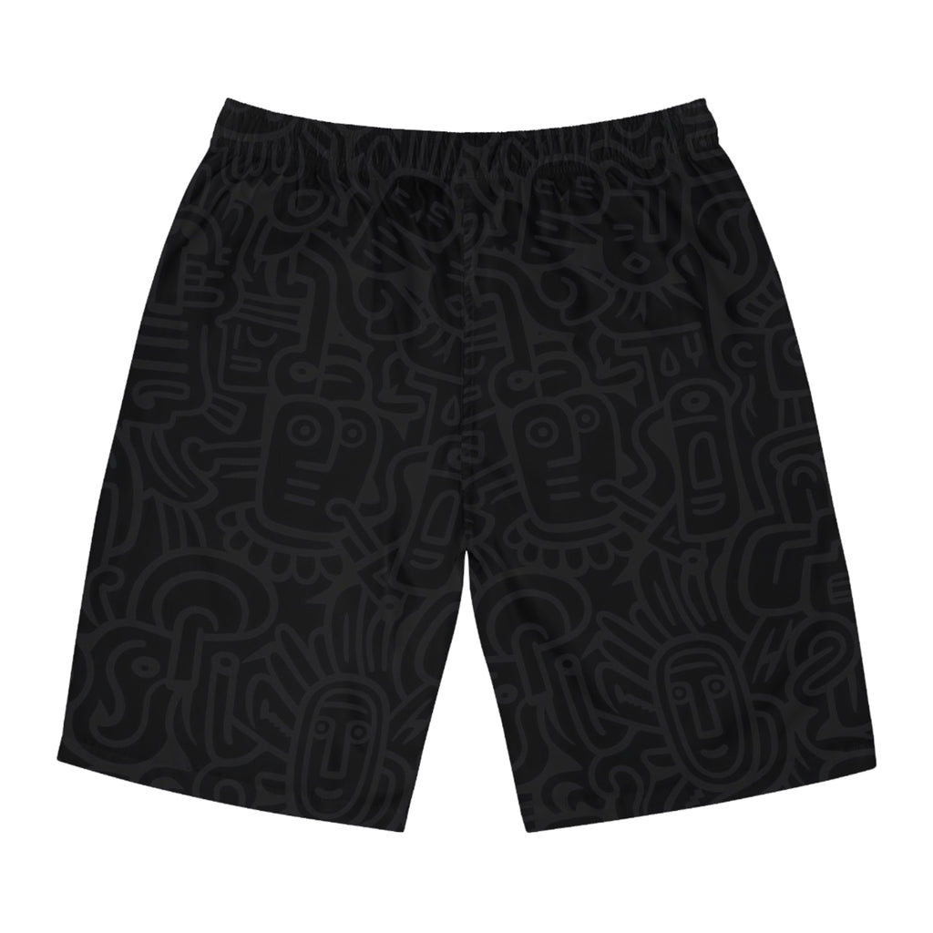 Midnight Tribe Adventure Board Shorts