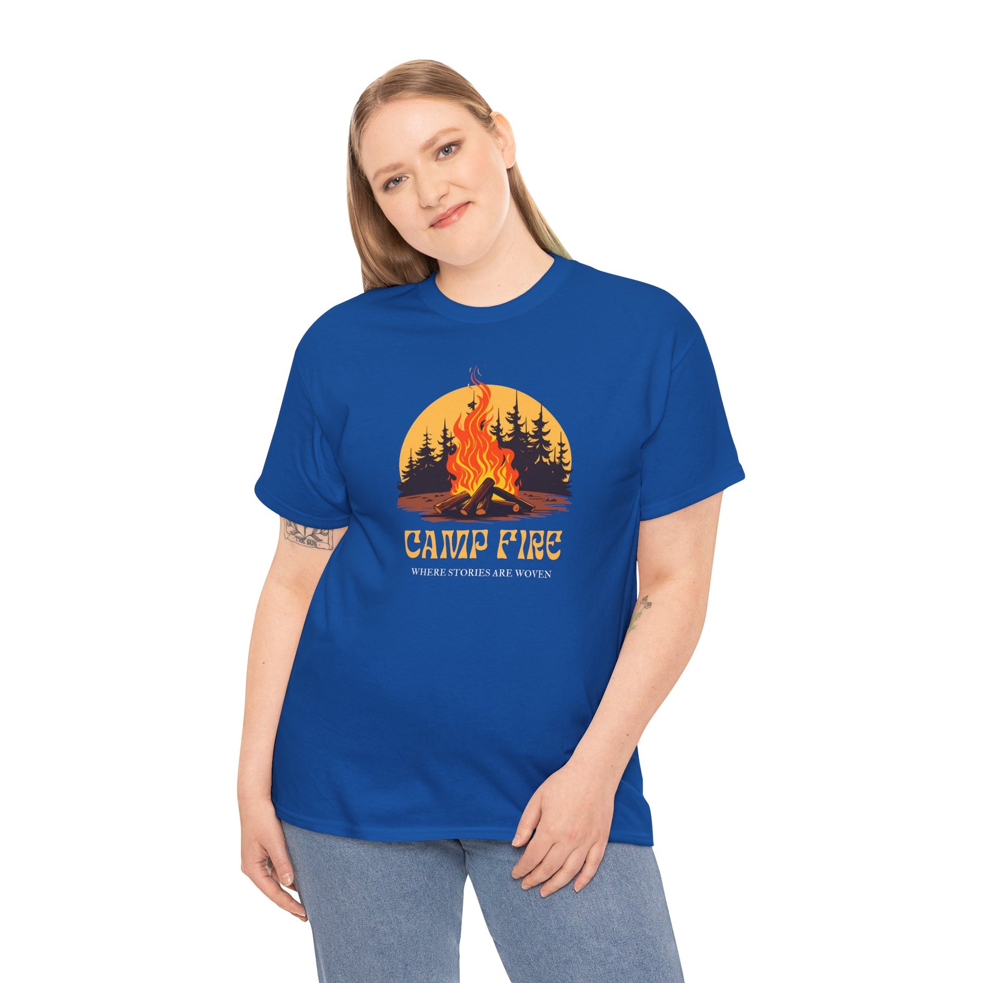 Campfire Vibes Unisex Heavy Cotton Tee