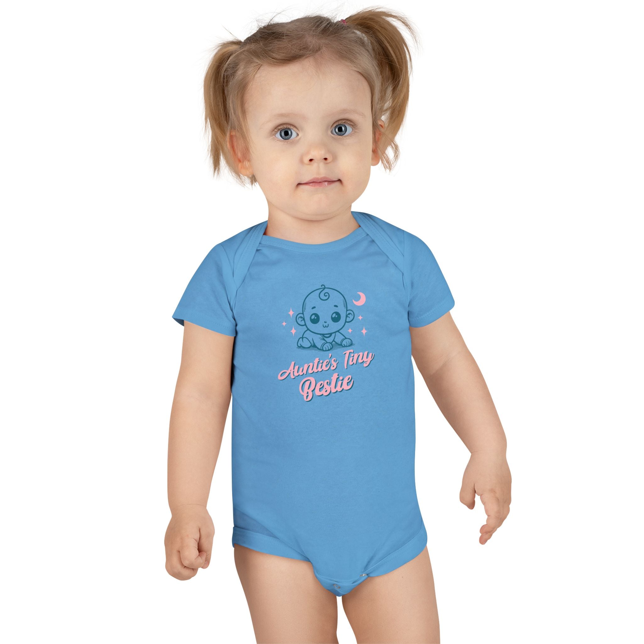Auntie's Tiny Bestie (Baby Short Sleeve Onesie®)