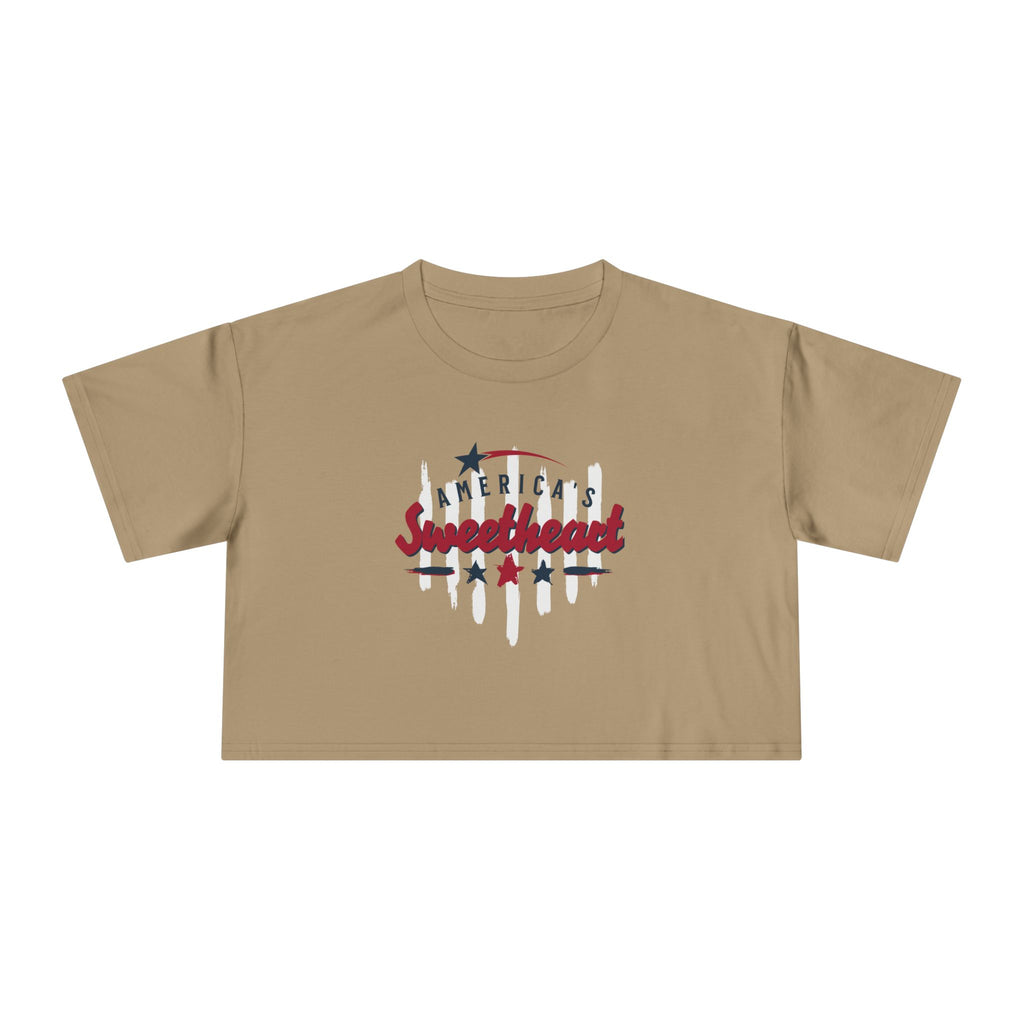America’s Sweetheart Crop Tee – 4th of July Edition