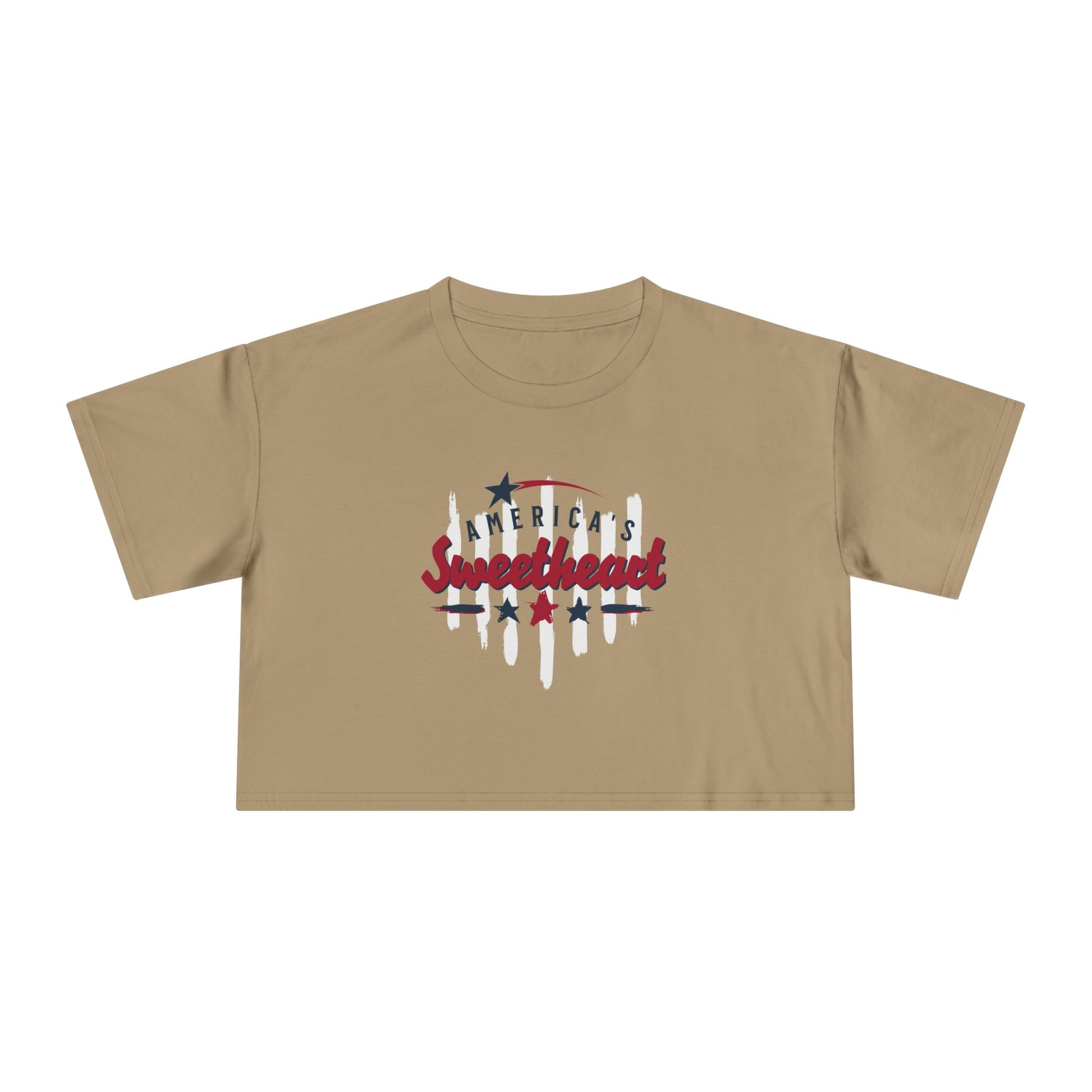 America’s Sweetheart Crop Tee – 4th of July Edition