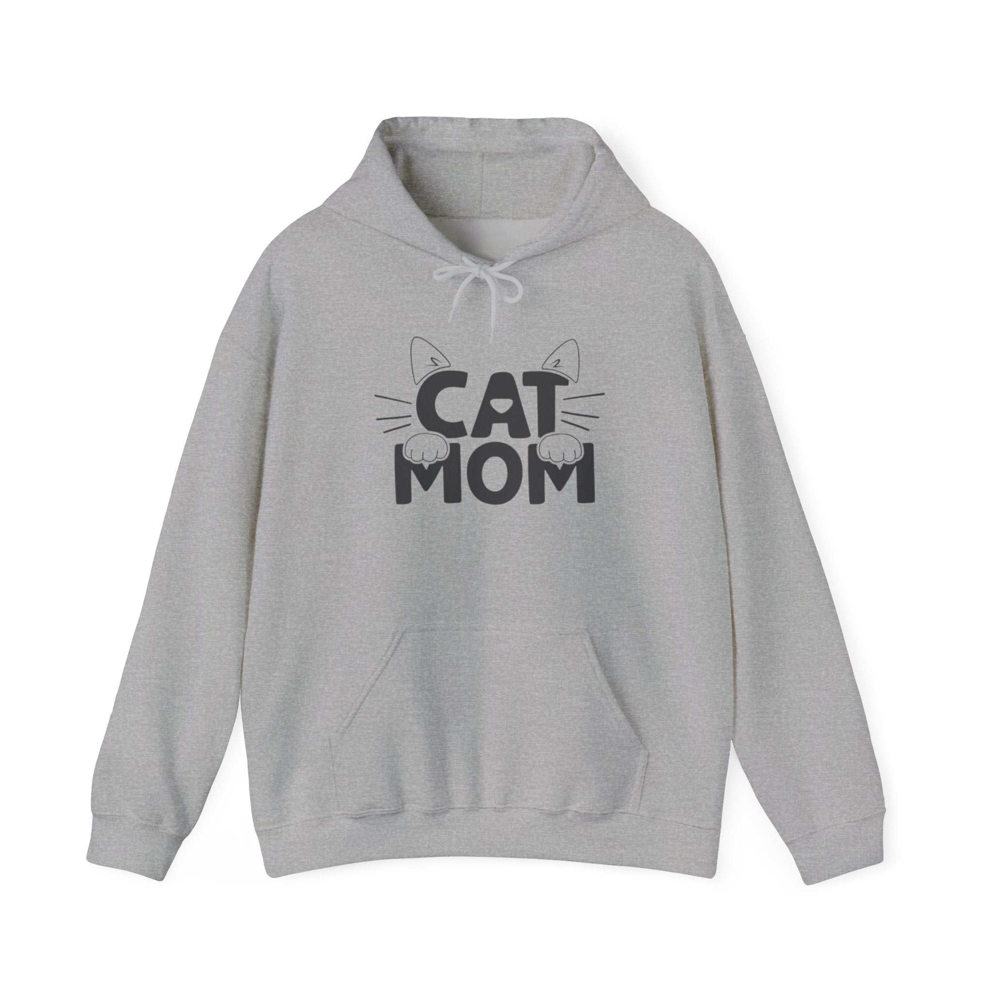 🐾 CAT MOM Comfort Hoodie – For Fierce Feline Fans!