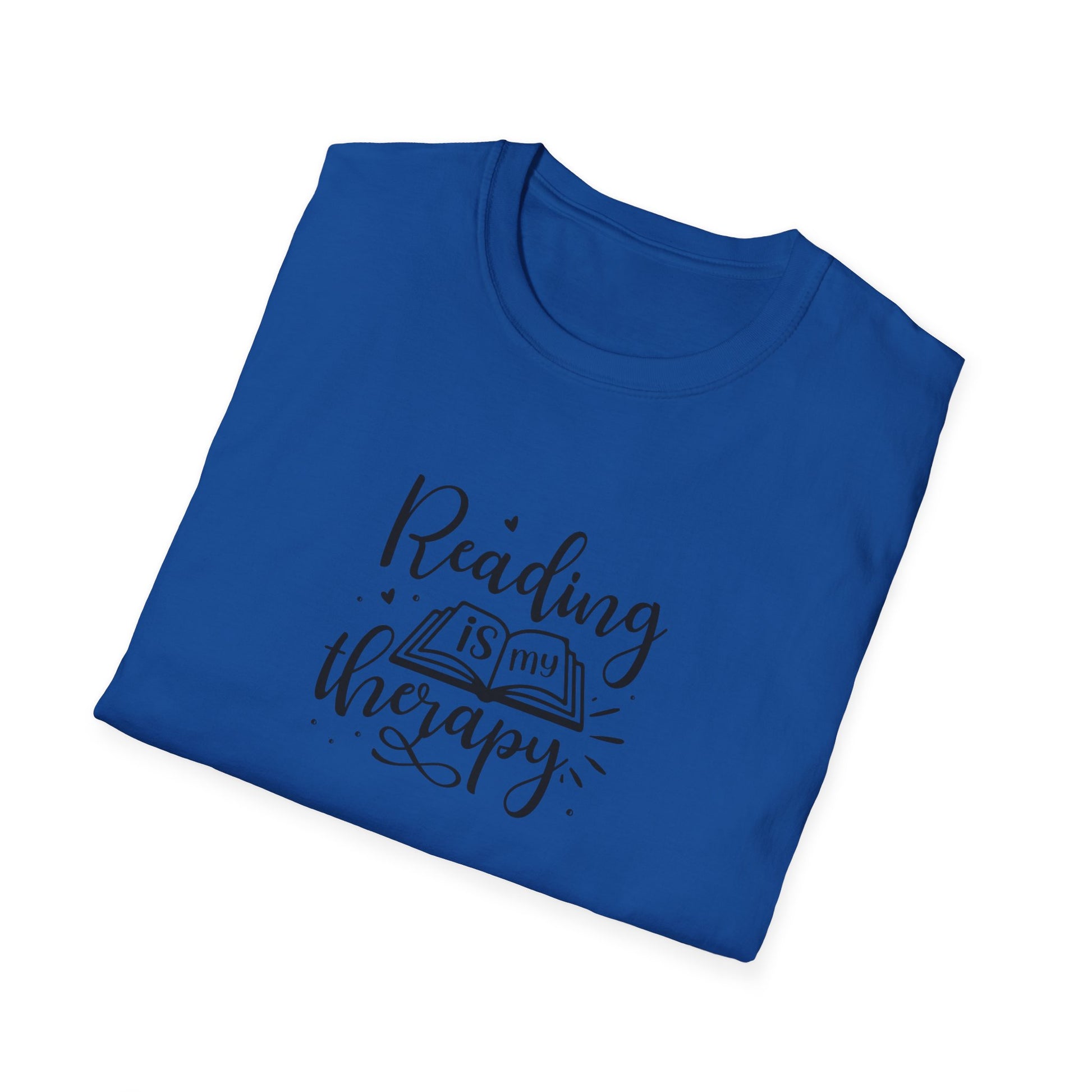 Reading is My Therapy Unisex Softstyle T-Shirt