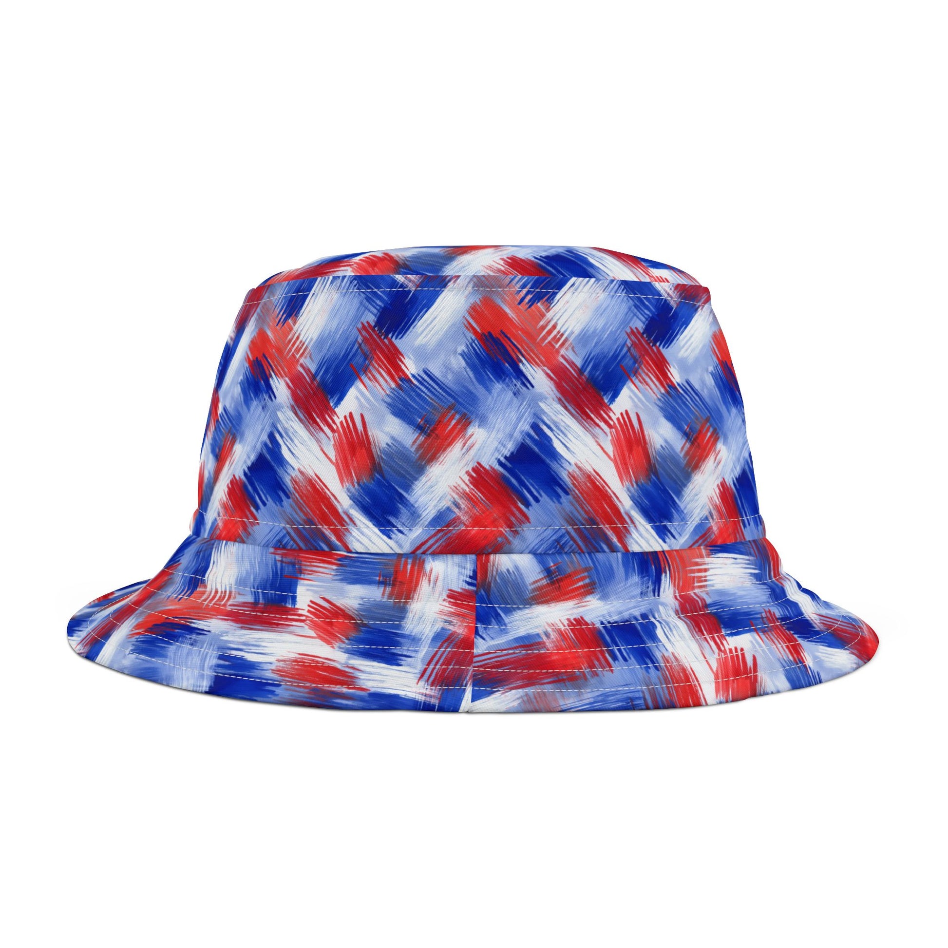 Brushstroke Bold Bucket Hat – Star-Spangled Summer Style