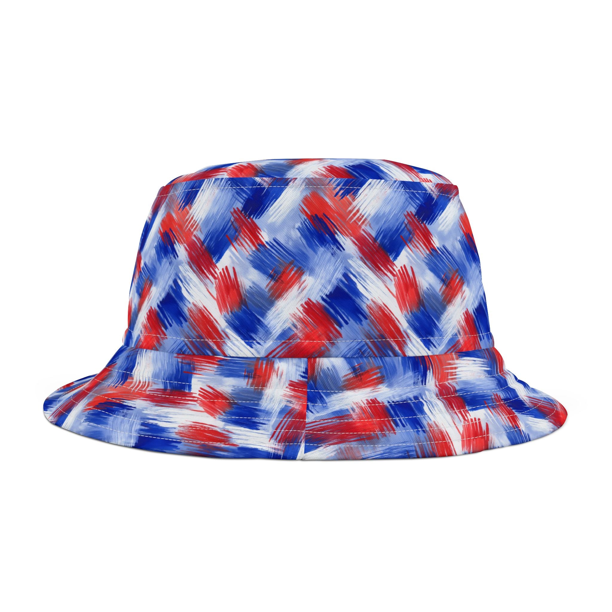 Brushstroke Bold Bucket Hat – Star-Spangled Summer Style