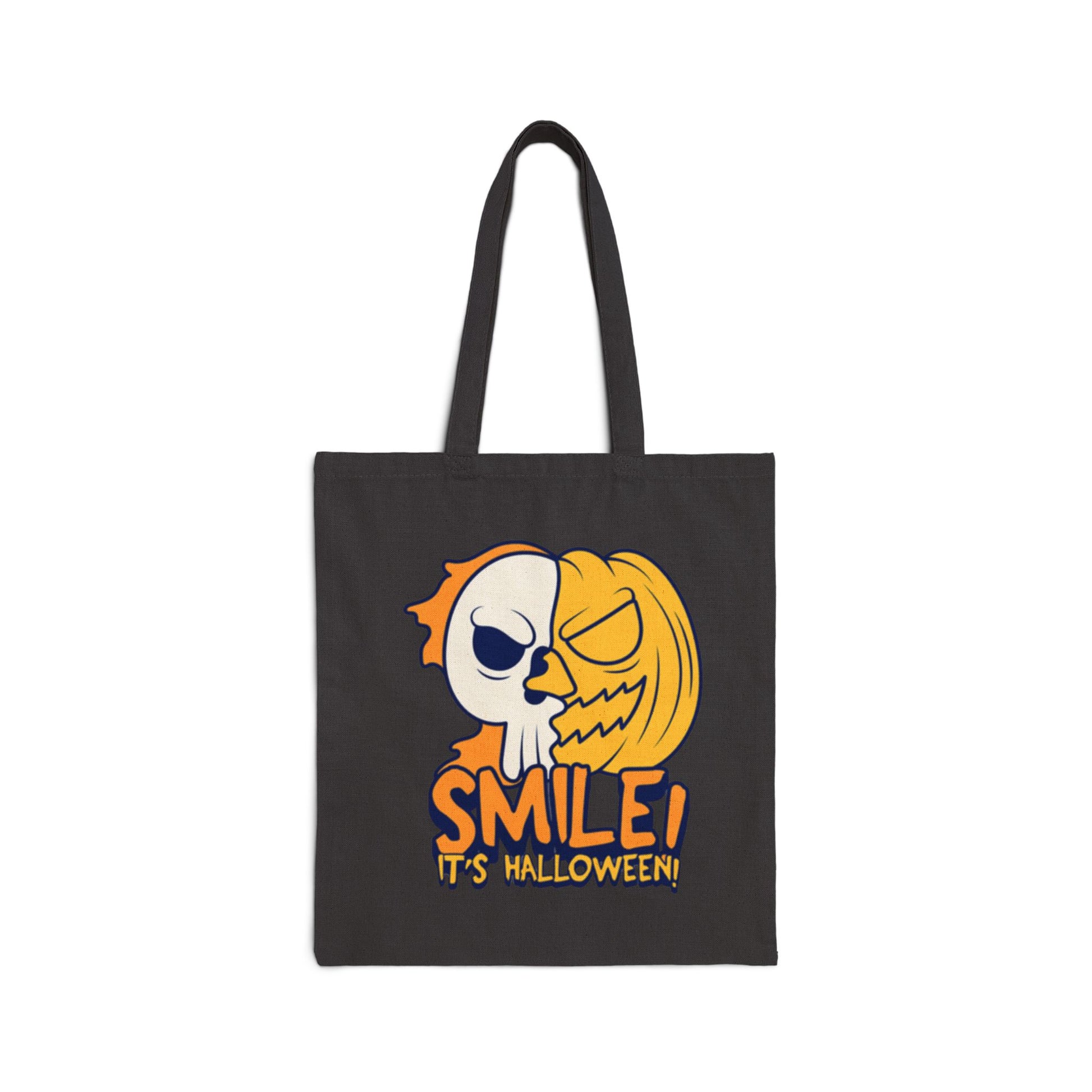 Spook & Smile Cotton Canvas Tote Bag 👻