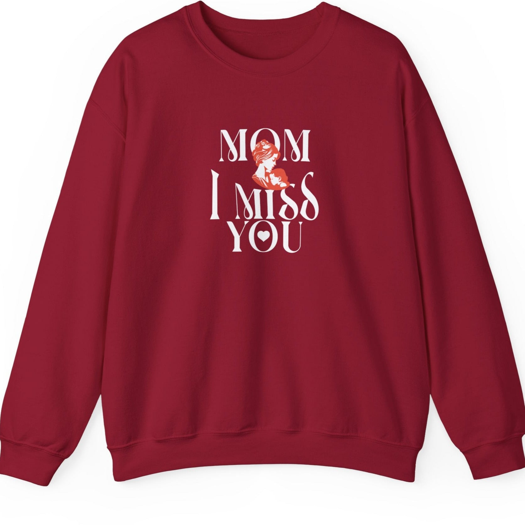 Mom I Miss You Unisex Heavy Blend™ Crewneck Sweatshirt - Comfort for Every Occasion