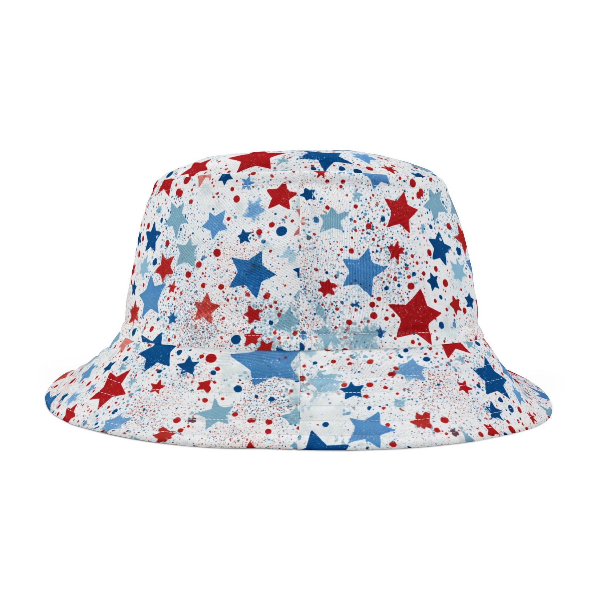 Star-Spangled Splash Bucket Hat-All-American Streetwear Heat