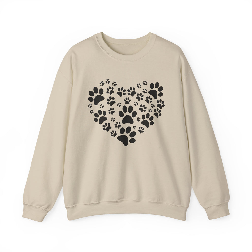 Pawprints & Heartbeats Graphic Sweatshirt – For True Pet Lovers