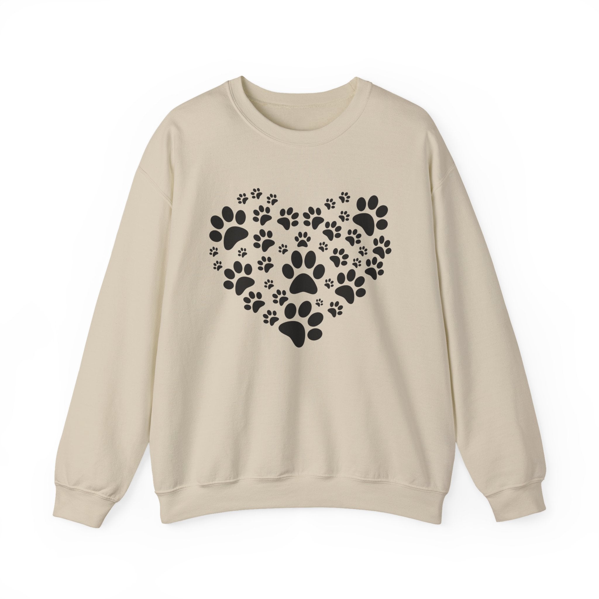 Pawprints & Heartbeats Graphic Sweatshirt – For True Pet Lovers